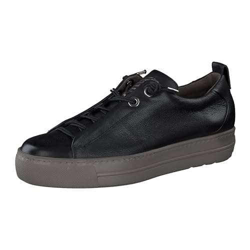 Paul Green Damen, Frauen Low-Top Sneaker,schnürer,Plateausohle,Halbschuhe,straßenschuhe,Strassenschuhe,Sportschuhe,Schwarz (JA),42 EU / 8 UK von Paul Green