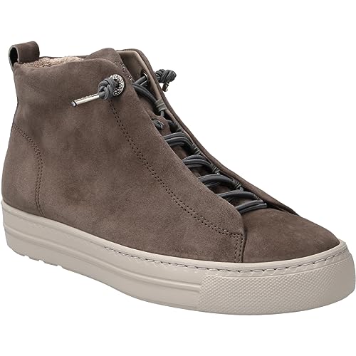 Paul Green Damen Stiefeletten Grau Samtleder von Paul Green