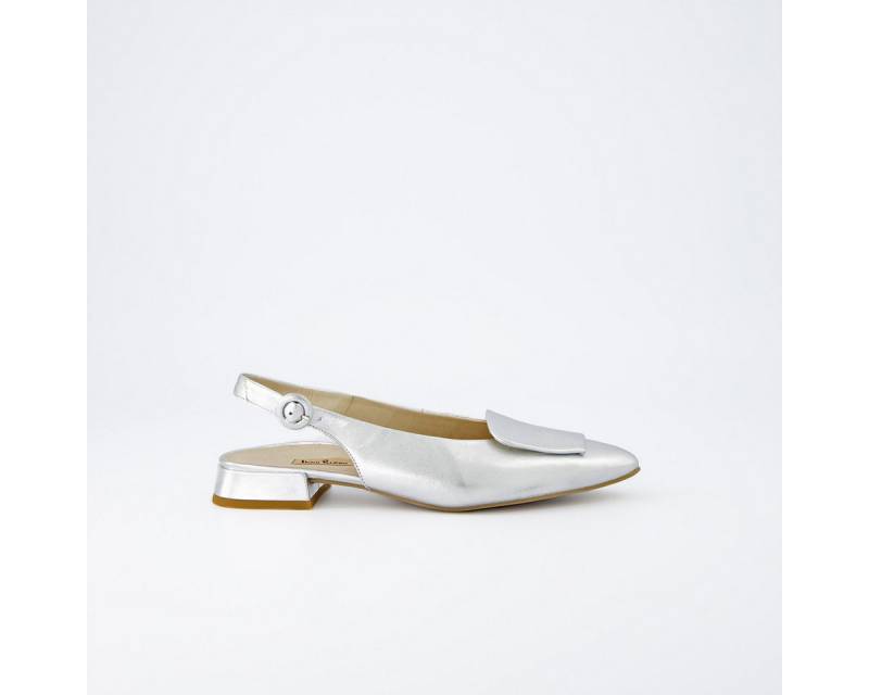 Paul Green Paul Green 6090-067, Peeptoes & Slingpumps, Silber, Damen Peeptoepumps von Paul Green