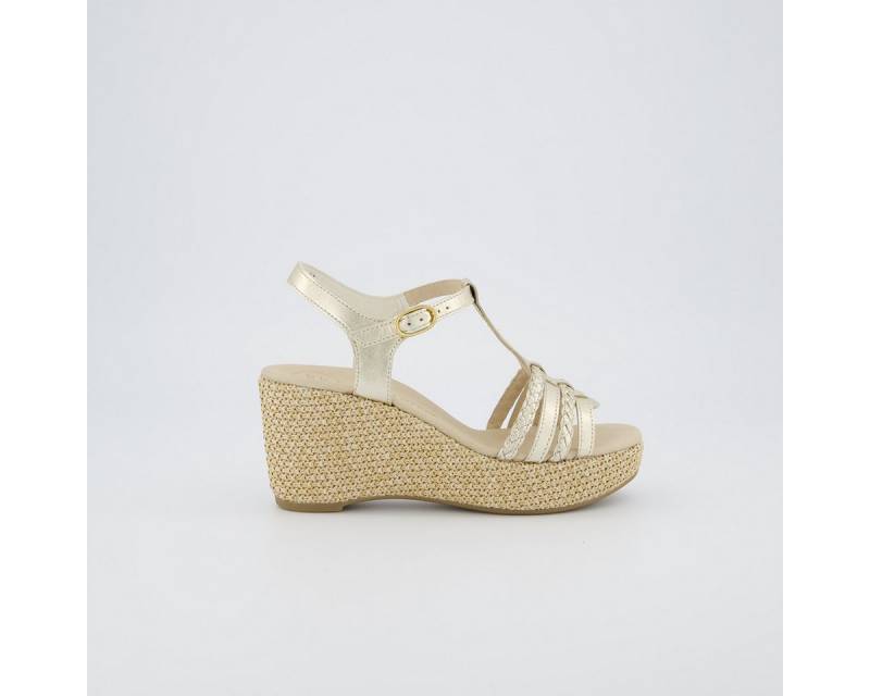 Paul Green Paul Green 6156-027, Sandaletten, Gold, Damen Sandalette von Paul Green