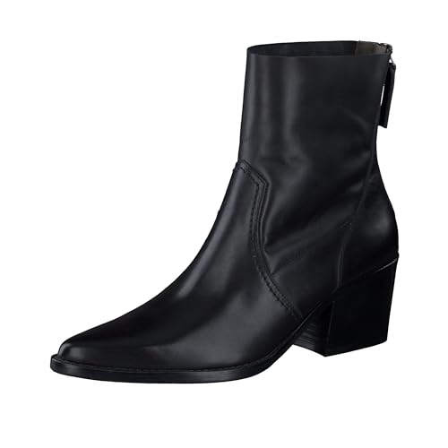 Paul Green Damen Stiefelette, Frauen Ankle Boots,knöchelhoch,reißverschluss,Stiefel,Bootee,Booties,halbstiefel,Schwarz (Black),37 EU / 4 UK von Paul Green