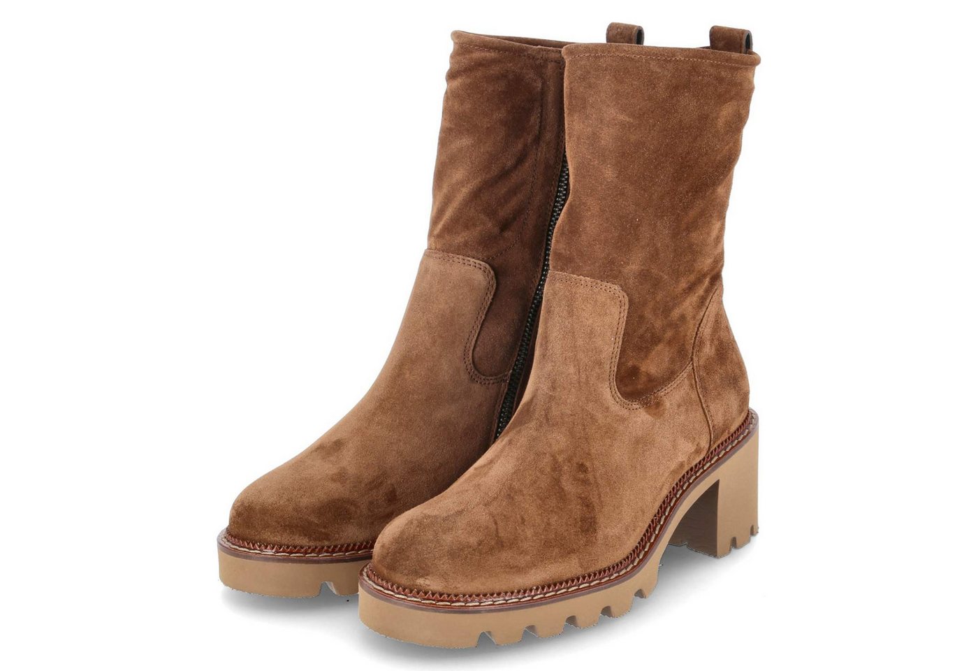 Paul Green Paul Green 8133-00 Damen Rauleder braun Schlupfstiefel von Paul Green