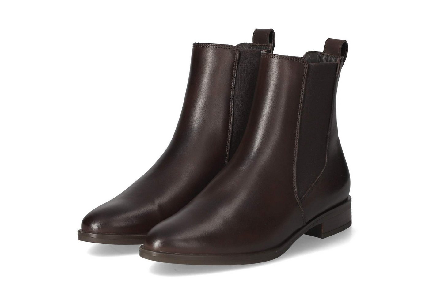 Paul Green Paul Green 8264-01 Damen Leder & Textil braun Schlupfstiefel von Paul Green