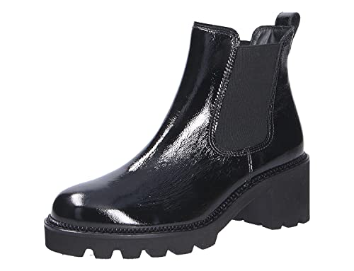 Paul Green Chelsea Boots Lackleder uni 9775 damen stiefel stiefeletten chelsea boots profilsohle lack von Paul Green