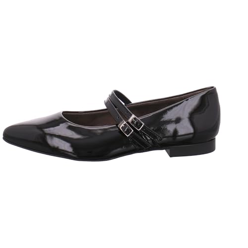 Paul Green Ballerina 1022-044, Lack/Brush, Schwarz, Damen EU 4,5/37,5 von Paul Green