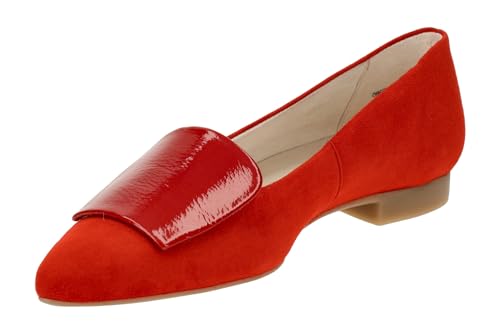 Paul Green Ballerina 3792-095, Rauleder, Rot, Damen EU 3,5/36 von Paul Green