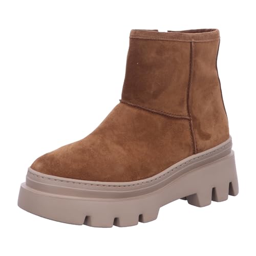 Paul Green Damen Bootie mit Warmfutter, Frauen Plateaustiefeletten,Warm gefüttert,uebergangsschuhe,uebergangsstiefel,winter,Braun (TOFFEE),41 EU / 7.5 UK von Paul Green