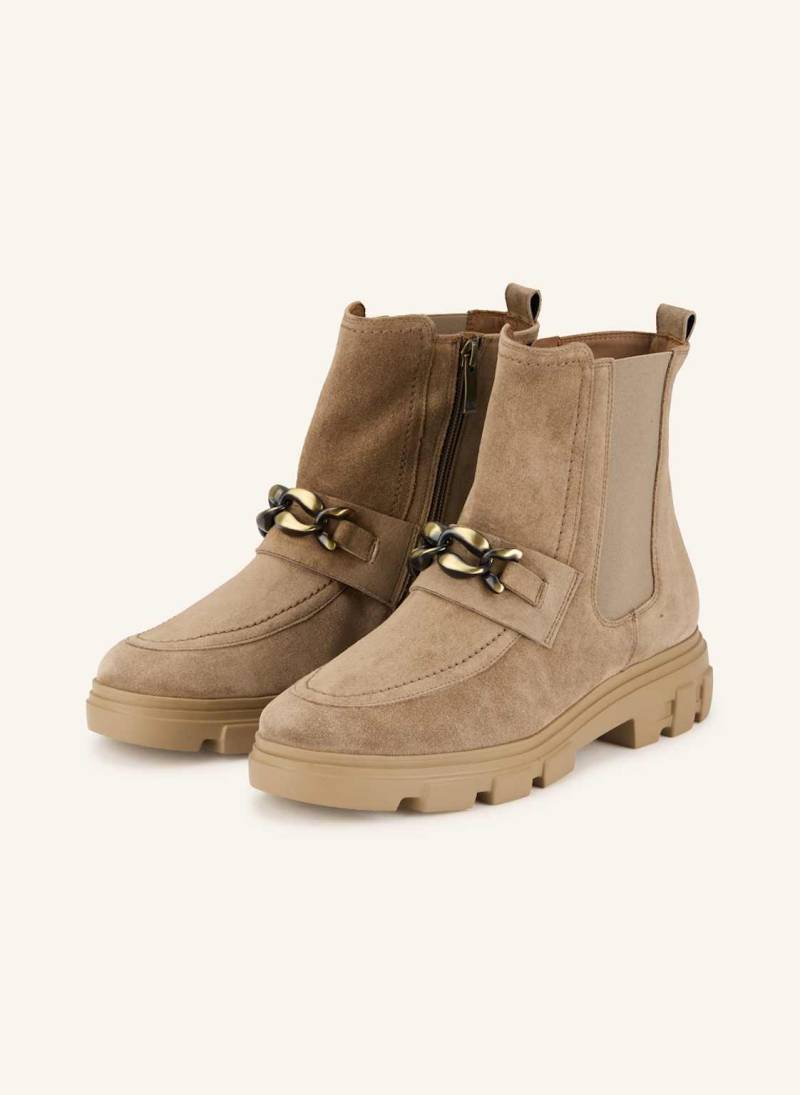 Paul Green Boots beige von Paul Green