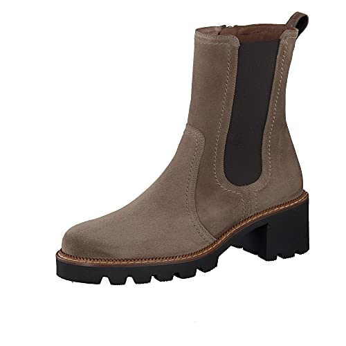 Paul Green Damen Chelsea-Stiefelette, Damen Chelsea Boots,booties,halbstiefel,kurzstiefel,uebergangsschuhe,uebergangsstiefel,Hellbraun,40.5 EU / 7 UK von Paul Green