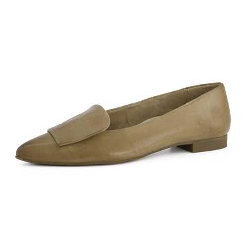 Paul Green Damen, Frauen Klassische Ballerinas,Pumps,Halbschuhe,Sommerschuhe,Slipper,Ballerina-Schuhe,Ballett-Schuhe,Mittelbraun (JA),40 EU / 6.5 UK von Paul Green