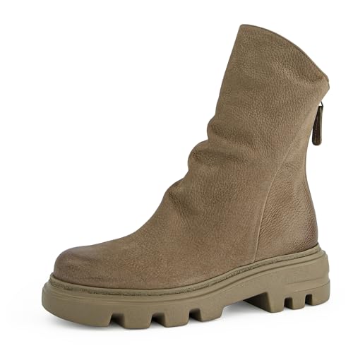 Paul Green Damen, Frauen Klassische Stiefeletten,Bootee,Booties,halbstiefel,Kurzstiefel,uebergangsschuhe,Hellbraun (Nubuk/Taupe),39 EU / 6 UK von Paul Green