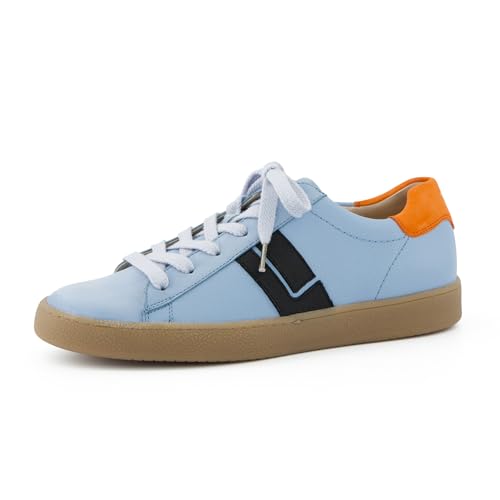 Paul Green Damen, Frauen Low-Top Sneaker,schnürschuhe,schnürer,Plateausohle,Halbschuhe,straßenschuhe,Strassenschuhe,Blau (Blau),39 EU / 6 UK von Paul Green