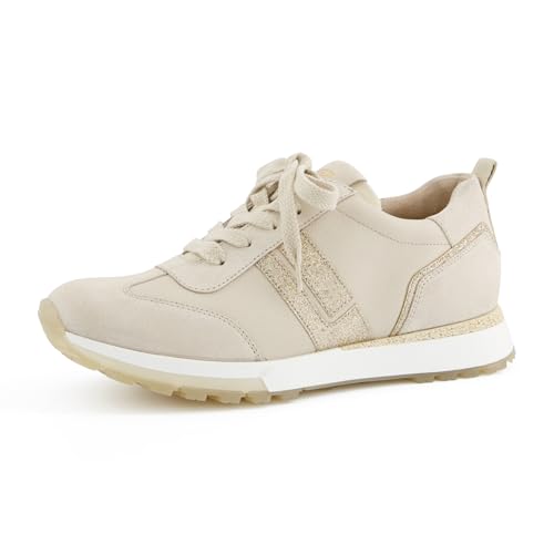 Paul Green Damen, Frauen Low-Top Sneaker,Turnschuhe,Laufschuhe,schnürschuhe,schnürer,Plateausohle,Halbschuhe,Sportschuhe,Beige (Beige),40.5 EU / 7 UK von Paul Green