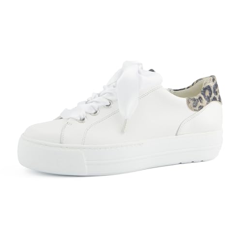 Paul Green Damen, Frauen Low-Top Sneaker,schnürer,Plateausohle,Halbschuhe,straßenschuhe,Strassenschuhe,Sportschuhe,Weiß (Weiß),42 EU / 8 UK von Paul Green