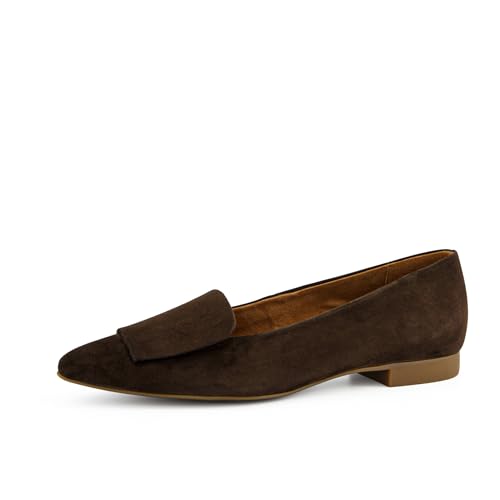 Paul Green Damen, Frauen Riemchenballerinas,Ballerina-Schuhe,Ballett-Schuhe,Ballet-Flats,flach,Ausgehschuhe,Abendschuhe,Braun (Moro),40 EU / 6.5 UK von Paul Green