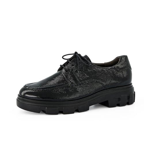 Paul Green Damen, Frauen Sneaker,Strassenschuhe,Schnuerung,lace-up Shoes,Low-tie,schnürschuhe,schnürer,Halbschuhe,Schwarz (Black),37.5 EU / 4.5 UK von Paul Green