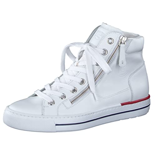 Paul Green Damen Bequemschuhe | Frauen Schnürschuhe | Weite: E (Normal) | Schnuerer | straßenschuhe | Strassenschuhe,Weiß (White),37 EU / 4 UK von Paul Green