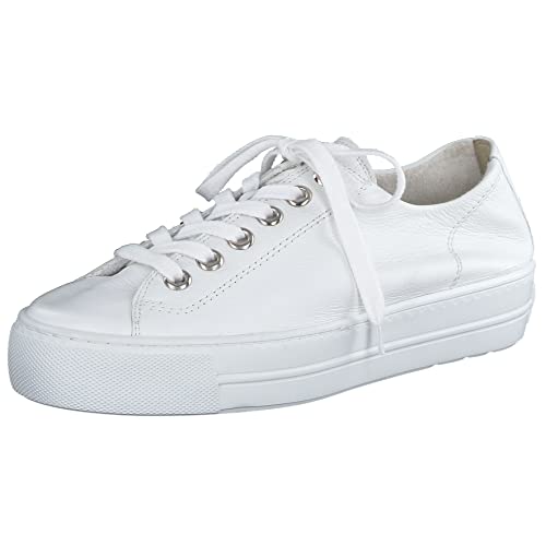 Paul Green Damen Bequemschuhe | Frauen Schnürschuhe | Weite: E (Normal) | Schnuerung, Komfortschuhe,Weiß (White.White),40 EU / 6.5 UK von Paul Green