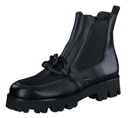 Paul Green Damen Chelsea-Boots, Frauen Chelsea Boots,schlupfstiefel,flach,stiefel,bootee,booties,halbstiefel,kurzstiefel,Schwarz (BLACK),37 EU / 4 UK von Paul Green