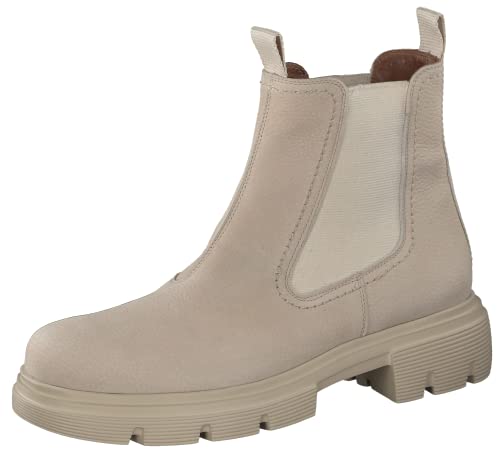 Paul Green Damen Chelsea-Boots, Frauen Chelsea Boots,Schlupfstiefel,flach,Stiefel,Bootee,Booties,halbstiefel,Kurzstiefel,Beige (Almond),37 EU / 4 UK von Paul Green