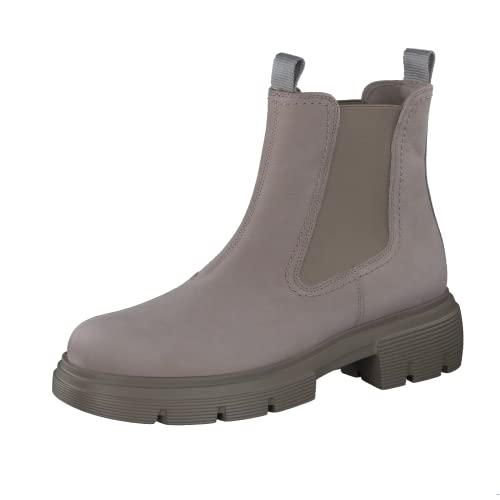 Paul Green Damen Chelsea-Boots, Frauen Chelsea Boots,schlupfstiefel,stiefel,bootee,booties,halbstiefel,kurzstiefel,Grau (GRAVEL),38.5 EU / 5.5 UK von Paul Green