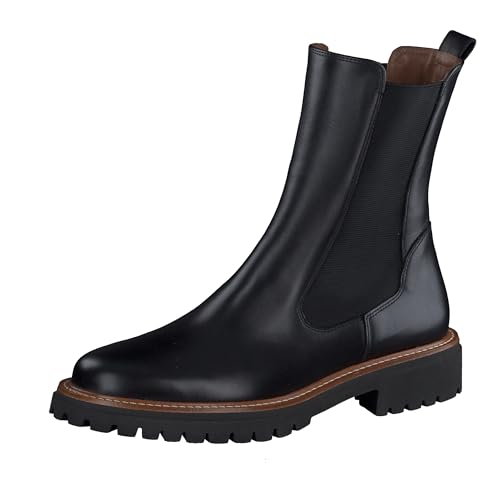 Paul Green Damen Chelsea-Boots, Frauen Chelsea Boots,Schlupfstiefel,Stiefel,Bootee,Booties,halbstiefel,Kurzstiefel,Schwarz (Black),37.5 EU / 4.5 UK von Paul Green