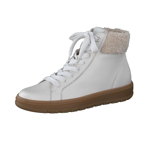 Paul Green Damen Hightop-Pauls mit Relax-Weite und Wechselfußbett, Frauen Low-Top Sneaker,Warm gefüttert,schnürer,Offwhite (Ivory),40.5 EU / 7 UK von Paul Green