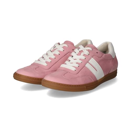 Paul Green Damen Low Sneaker Rosa Rauleder, Größe:8, Farbauswahl:Rose/pink von Paul Green