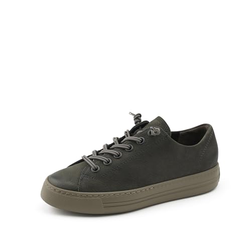 Paul Green Damen Pauls mit Relax-Weite und Wechselfußbett, Frauen Low-Top Sneaker,Laufschuhe,schnürschuhe,schnürer,Grau (Iron),41 EU / 7.5 UK von Paul Green