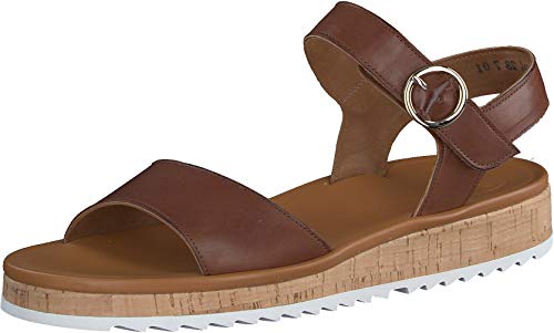 Paul Green Damen SUPER SOFT Sandale, Damen Riemchensandalen,women's,sandaletten,sommerschuhe,sommersandalen,bequem,Mittelbraun (048),39 EU / 6 UK von Paul Green