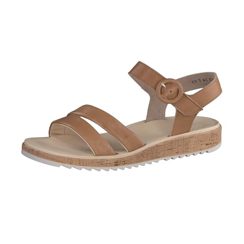 Paul Green Damen SUPER SOFT Sandale, Frauen Riemchensandalen,freizeitschuhe,offene schuhe,strandschuhe,sandaletten,Mittelbraun (CUOIO),38 EU / 5 UK von Paul Green