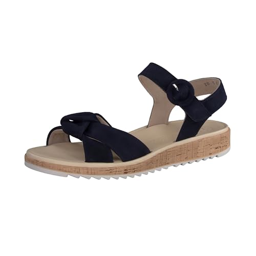 Paul Green Damen SUPER Soft Sandale, Frauen Riemchensandalen,Freizeitschuhe,offene Schuhe,Strandschuhe,Sandaletten,bequem,Blau (BLAU),40 EU / 6.5 UK von Paul Green