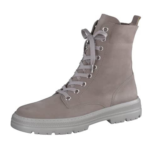 Paul Green Damen SUPER SOFT Schnürboots, Frauen Ankle Boots,halbstiefel,kurzstiefel,uebergangsschuhe,uebergangsstiefel,Hellgrau (GRAVEL),38 EU / 5 UK von Paul Green