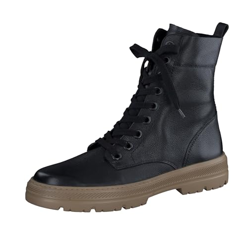 Paul Green Damen Schnürboots, Frauen Schnürstiefeletten,Kurzstiefel,uebergangsschuhe,uebergangsstiefel,reißverschluss,Schwarz (Black),38 EU / 5 UK von Paul Green