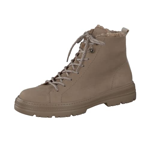 Paul Green Damen SUPER SOFT Schnürstiefelette mit Warmfutter, Frauen Schnürstiefeletten,Warm gefüttert,booties,Beige (ALPACA),40.5 EU / 7 UK von Paul Green