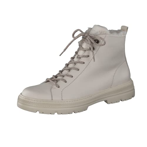 Paul Green Damen SUPER SOFT Schnürstiefelette mit Warmfutter, Frauen Schnürstiefeletten,Warm gefüttert,halbstiefel,Beige (BISCUIT),38 EU / 5 UK von Paul Green