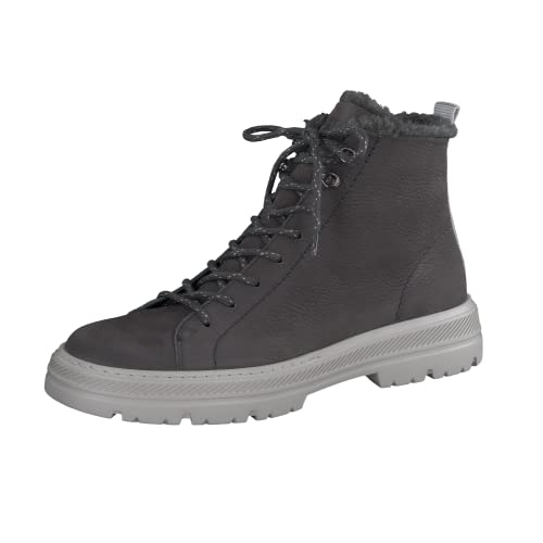 Paul Green Damen SUPER Soft Schnürstiefelette mit Warmfutter, Frauen Schnürstiefeletten,Warm gefüttert,uebergangsstiefel,Grau (Iron),37.5 EU / 4.5 UK von Paul Green