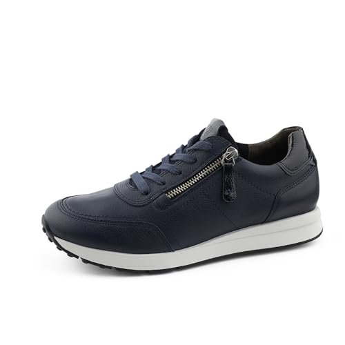 Paul Green Damen Slipper mit Relax-Weite und Wechselfußbett, Frauen Low-Top Sneaker,schnürschuhe,schnürer,Plateausohle,Blau (Space/Ocean),40 EU / 6.5 UK von Paul Green