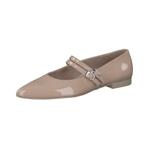 Paul Green Damen SUPER Soft Ballerina, Frauen Riemchenballerinas,Slip-ons,spangenballerinas,Mary-Jane,Ballerinen,Halbschuhe,Beige (Sahara),40.5 EU / 7 UK von Paul Green