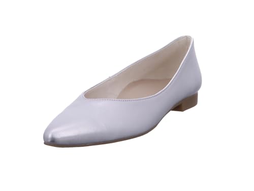 Paul Green Damen SUPER Soft Ballerina, Frauen Slipper,Slip-ons,Mokassins,Halbschuhe,Slides,Schlupfschuhe,schluepfschuhe,Silber (MET.ALU),40 EU / 6.5 UK von Paul Green