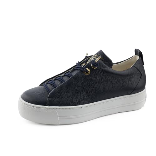 Paul Green Damen Pauls, Frauen Low-Top Sneaker,Plateausohle,Halbschuhe,straßenschuhe,Strassenschuhe,Sportschuhe,Turnschuhe,Blau (Space/Gold),41 EU / 7.5 UK von Paul Green