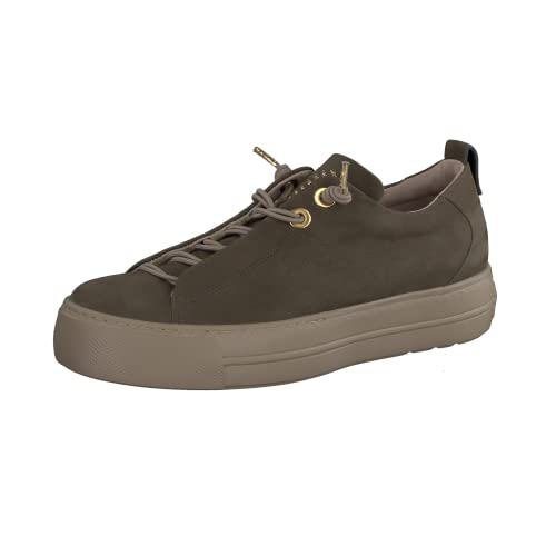 Paul Green Damen SUPER Soft Pauls, Frauen Bequemschuhe,Schnuerer,straßenschuhe,Strassenschuhe,Schnuerung,lace-up Shoes,Oliv (Military),37.5 EU / 4.5 UK von Paul Green