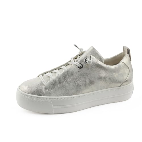 Paul Green Damen, Frauen Low-Top Sneaker,Laufschuhe,schnürschuhe,schnürer,Plateausohle,Halbschuhe,straßenschuhe,Gold (JA),40 EU / 6.5 UK von Paul Green