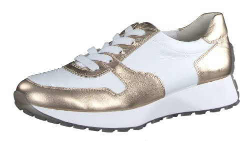 Paul Green Damen SUPER Soft Frauen Low-Top Sneaker,Weiß/Gold (ORO.White),37.5 EU / 4.5 UK von Paul Green