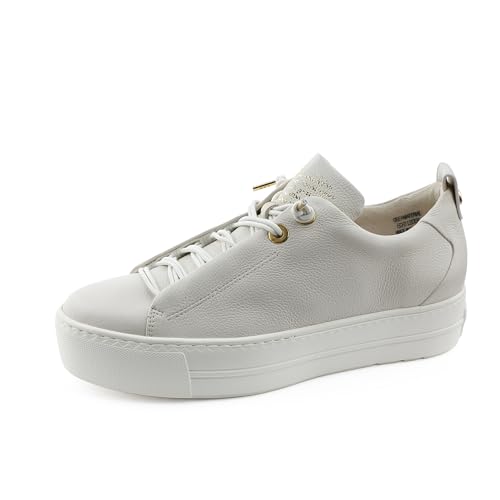 Paul Green Damen Pauls, Frauen Low-Top Sneaker,Halbschuhe,straßenschuhe,Strassenschuhe,Sportschuhe,Freizeitschuhe,Beige (Ivory/Gold),38.5 EU / 5.5 UK von Paul Green