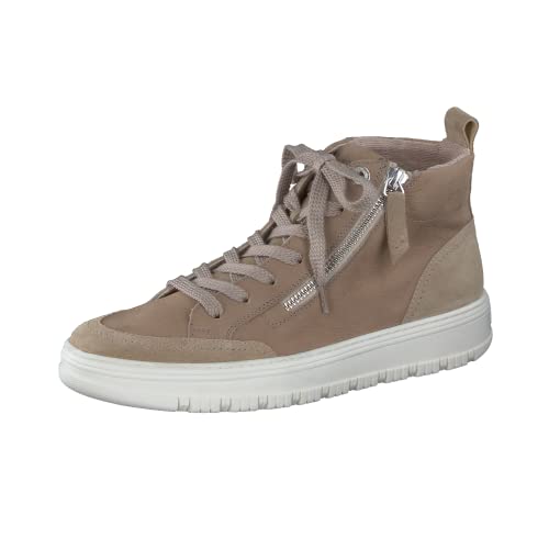 Paul Green Damen SUPER Soft Hightop-Pauls mit Relax-Weite, Frauen Bequemschuhe,Schnuerer,straßenschuhe,Strassenschuhe,Beige (Grain/Alpaca),40.5 EU / 7 UK von Paul Green