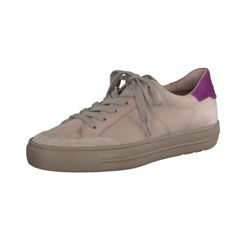 Paul Green Damen SUPER Soft Pauls, Frauen Bequemschuhe,Low-tie,Komfortschuhe,Halbschuhe,schnürschuhe,schnürer,bequem,Beige (Antelope/CYCLAM),39 EU / 6 UK von Paul Green