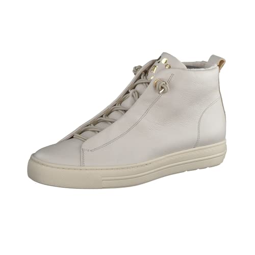 Paul Green Damen Hightop-Pauls, Frauen High-Top Sneaker,schnürer,schnürstiefeletten,mid cut,halbschuhe,straßenschuhe,Beige (BISCUIT),37 EU / 4 UK von Paul Green