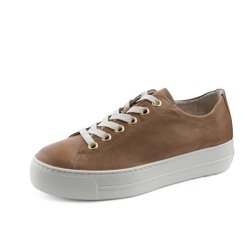 Paul Green Damen SUPER Soft Pauls, Frauen Low-Top Sneaker,Sportschuhe,Freizeitschuhe,Turnschuhe,Laufschuhe,schnürer,Mittelbraun (Cuoio),40 EU / 6.5 UK von Paul Green