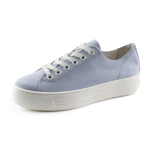 Paul Green Damen SUPER Soft Pauls, Frauen Low-Top Sneaker,Strassenschuhe,Sportschuhe,Freizeitschuhe,Turnschuhe,Laufschuhe,Hellblau (Xenon),37.5 EU / 4.5 UK von Paul Green